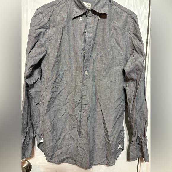 J. Crew Gray Casual Button Down Shirt - Picture 1 of 3